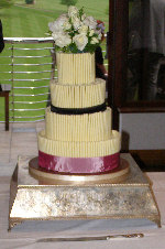 Westerham Golf Club Wedding DJ Wedding Cake Image