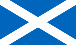 Saltire flown on St Andrews Day